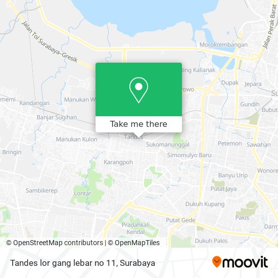 Tandes lor gang lebar no 11 map