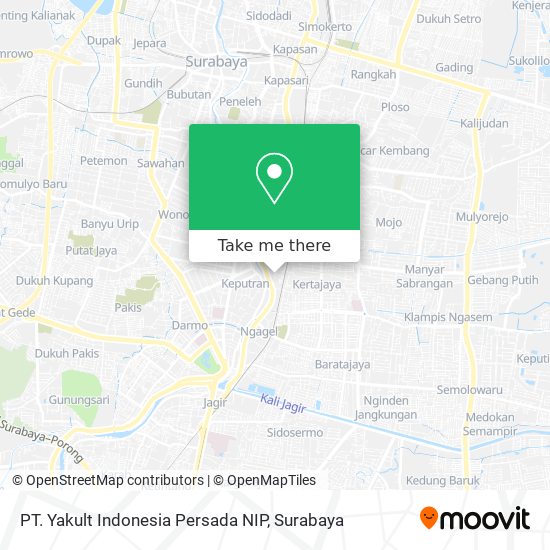 PT. Yakult Indonesia Persada NIP map