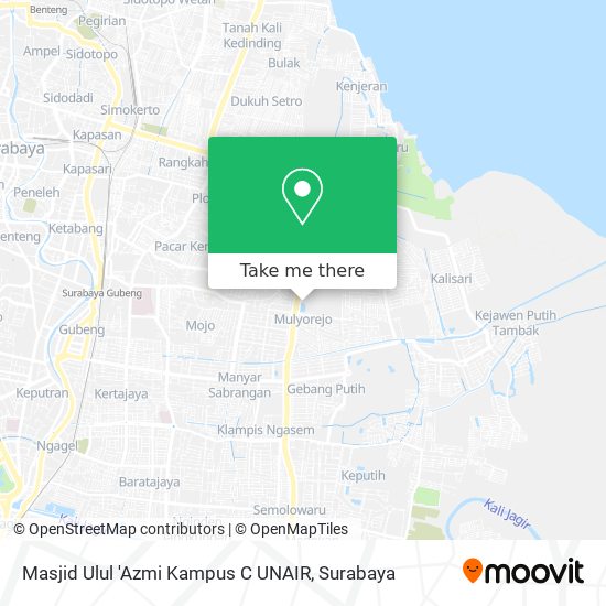 Masjid Ulul 'Azmi Kampus C UNAIR map