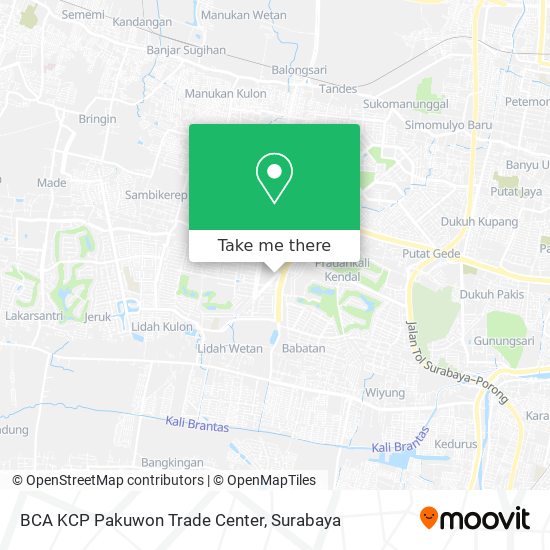 BCA KCP Pakuwon Trade Center map
