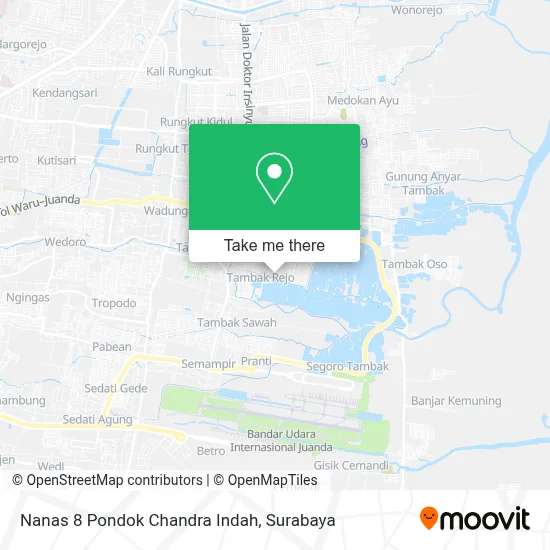 Nanas 8 Pondok Chandra Indah map