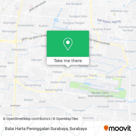 Balai Harta Peninggalan Surabaya map