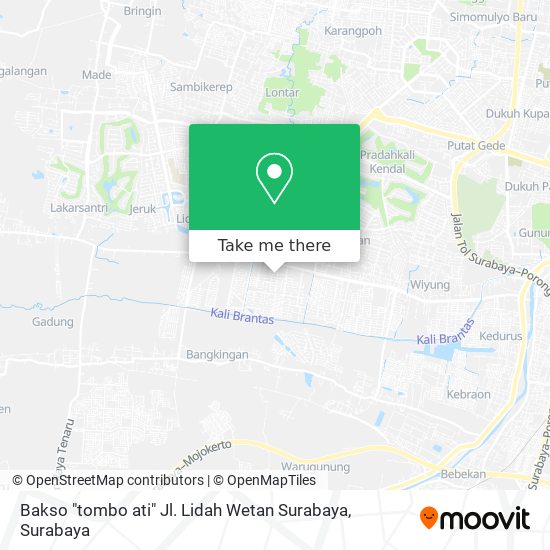 Bakso "tombo ati" Jl. Lidah Wetan Surabaya map