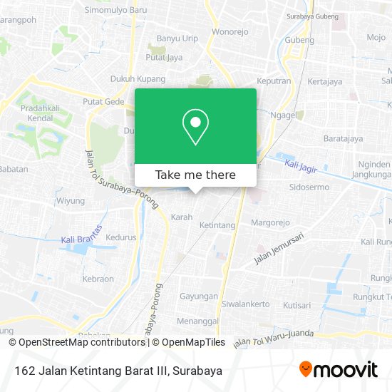 162 Jalan Ketintang Barat III map
