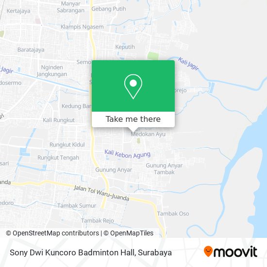 Sony Dwi Kuncoro Badminton Hall map