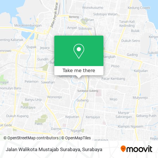 Jalan Walikota Mustajab Surabaya map