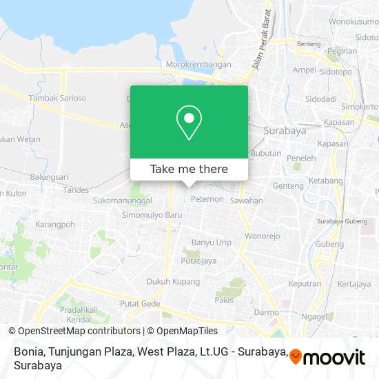 Bonia, Tunjungan Plaza, West Plaza, Lt.UG - Surabaya map