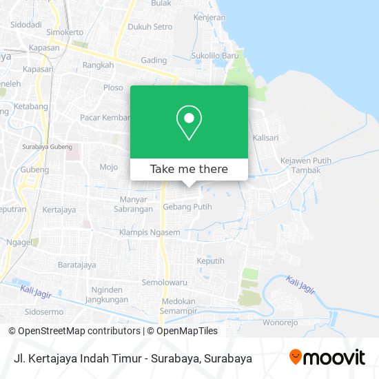 Jl. Kertajaya Indah Timur - Surabaya map