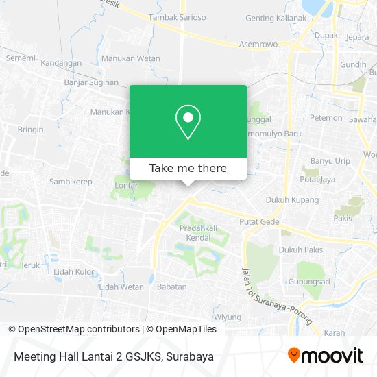 Meeting Hall Lantai 2 GSJKS map