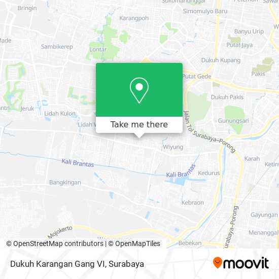 Dukuh Karangan Gang VI map