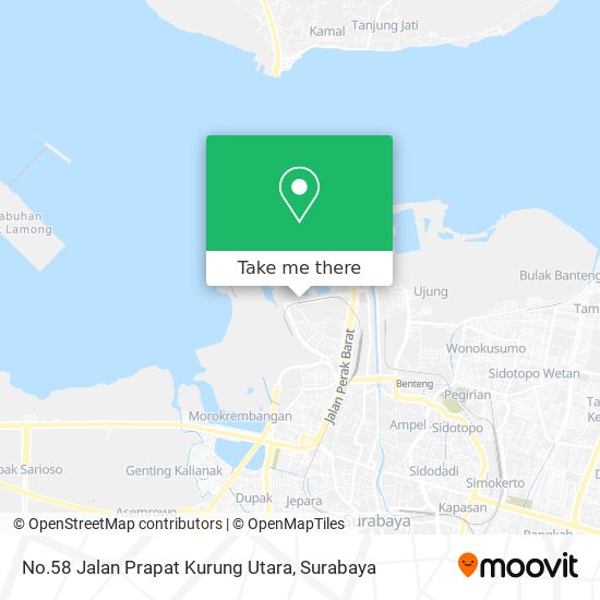 No.58 Jalan Prapat Kurung Utara map
