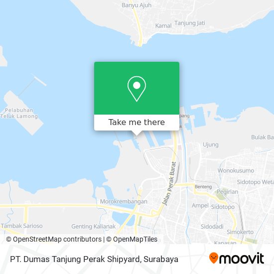 PT. Dumas Tanjung Perak Shipyard map