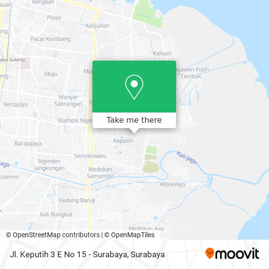 Jl. Keputih 3 E No 15 - Surabaya map