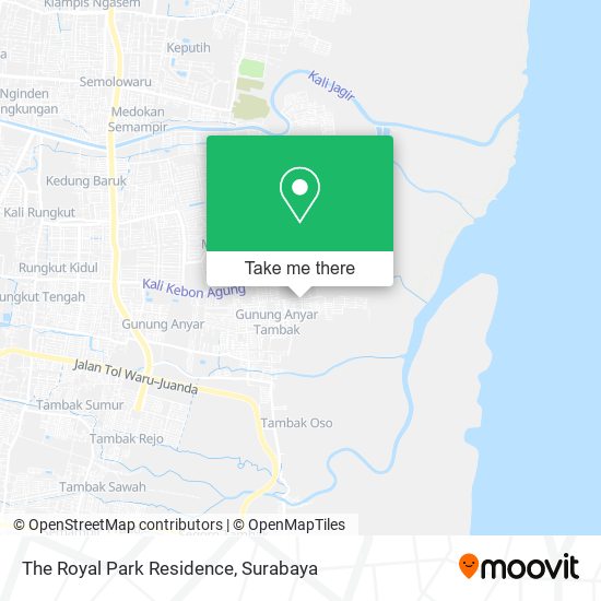 The Royal Park Residence map
