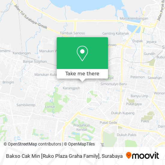 Bakso Cak Min [Ruko Plaza Graha Family] map