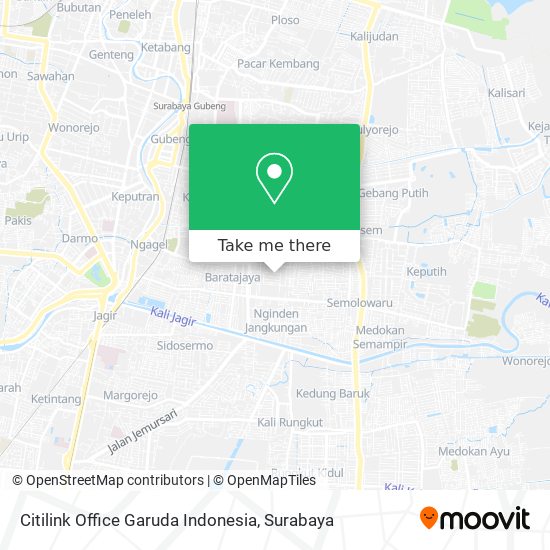 Citilink Office Garuda Indonesia map