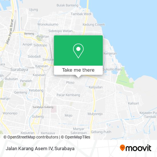 Jalan Karang Asem IV map
