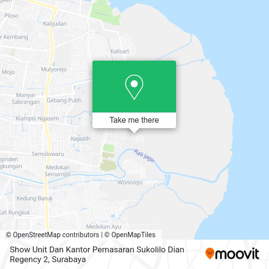 Show Unit Dan Kantor Pemasaran Sukolilo Dian Regency 2 map
