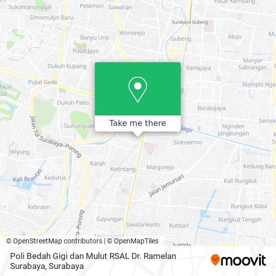 Poli Bedah Gigi dan Mulut RSAL Dr. Ramelan Surabaya map