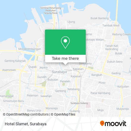 Hotel Slamet map