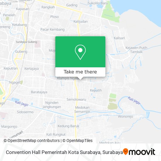 Convention Hall Pemerintah Kota Surabaya map