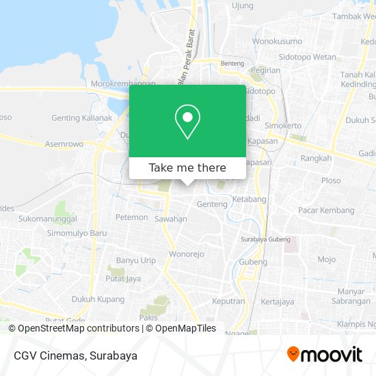 CGV Cinemas map