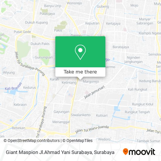 Giant Maspion Jl.Ahmad Yani Surabaya map