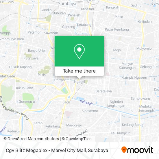 Cgv Blitz Megaplex - Marvel City Mall map