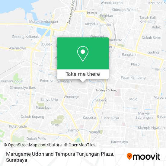 Marugame Udon and Tempura Tunjungan Plaza map