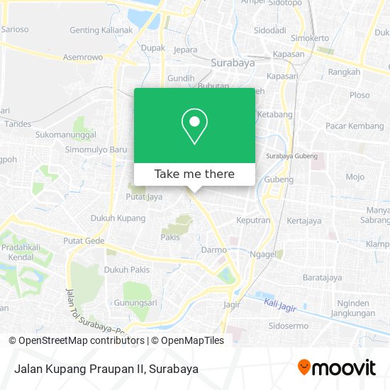 Jalan Kupang Praupan II map