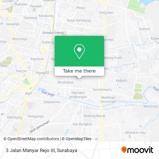 3 Jalan Manyar Rejo III map