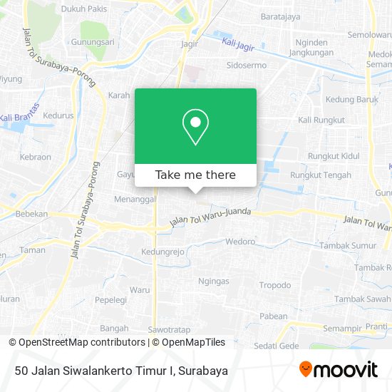 50 Jalan Siwalankerto Timur I map