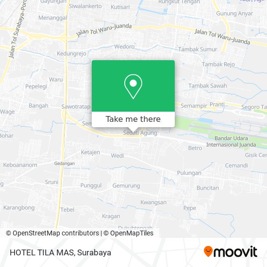 HOTEL TILA MAS map