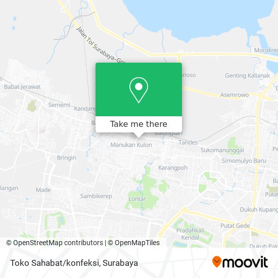 Toko Sahabat/konfeksi map