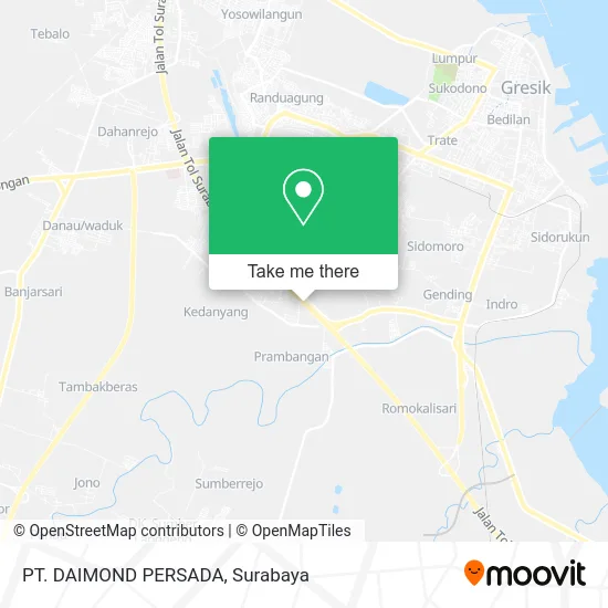 PT. DAIMOND PERSADA map