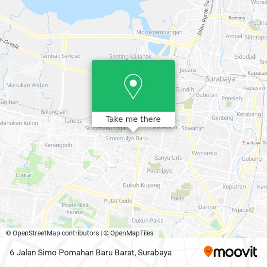 6 Jalan Simo Pomahan Baru Barat map