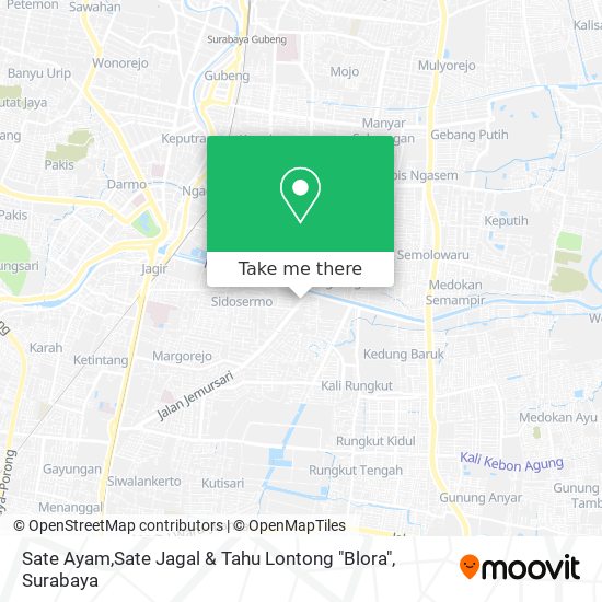 Sate Ayam,Sate Jagal & Tahu Lontong "Blora" map
