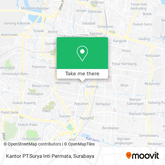 Kantor PT.Surya Inti Permata map