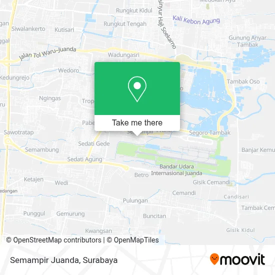 Semampir Juanda map