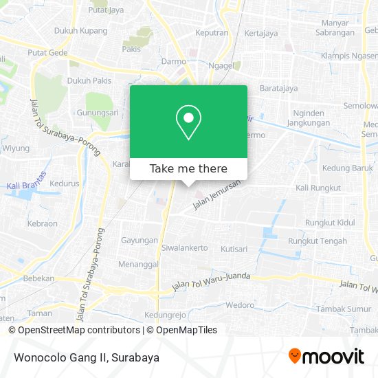 Wonocolo Gang II map