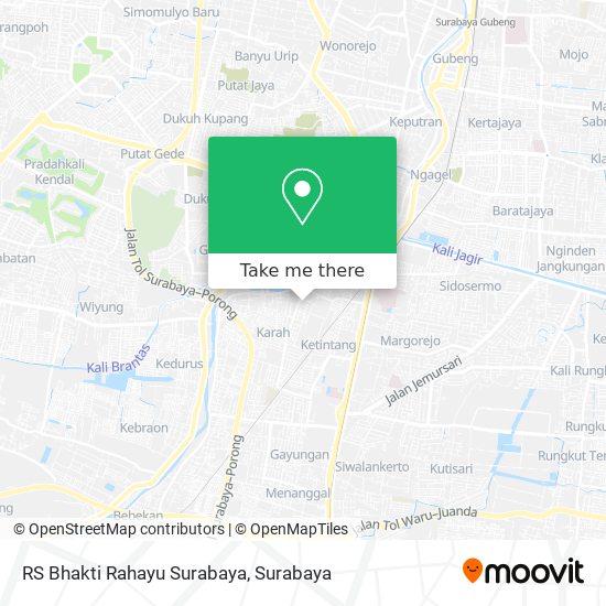 RS Bhakti Rahayu Surabaya map