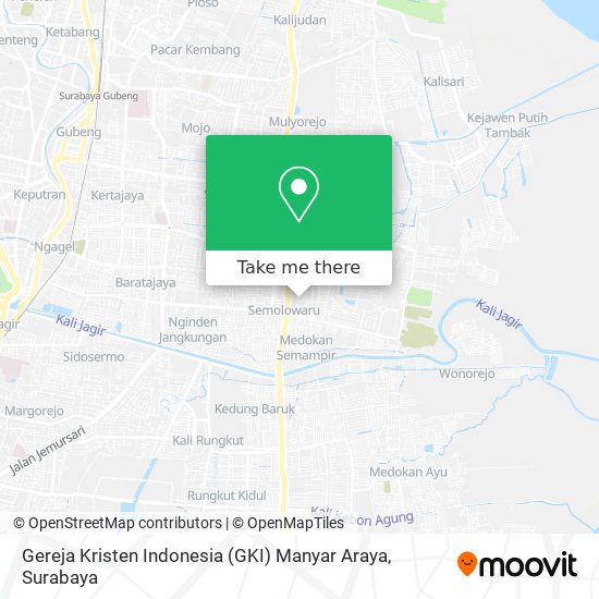 Gereja Kristen Indonesia (GKI) Manyar Araya map