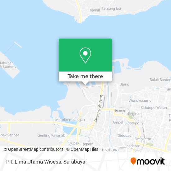 PT. Lima Utama Wisesa map