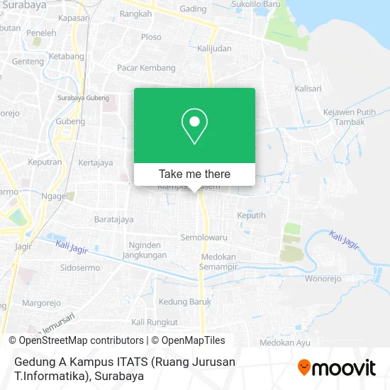 Gedung A Kampus ITATS (Ruang Jurusan T.Informatika) map
