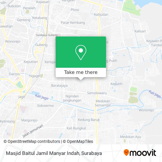 Masjid Baitul Jamil Manyar Indah map