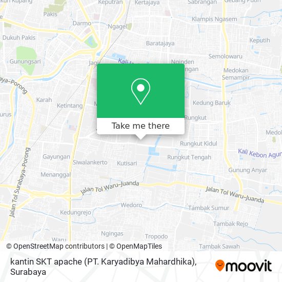 kantin SKT apache (PT. Karyadibya Mahardhika) map