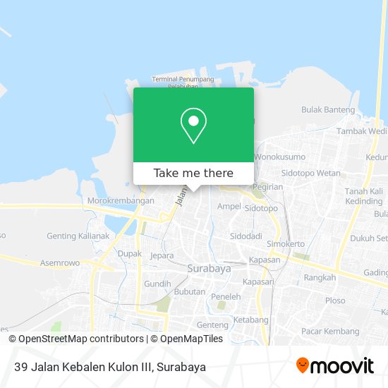 39 Jalan Kebalen Kulon III map