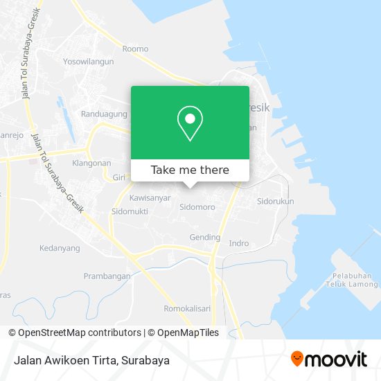 Jalan Awikoen Tirta map