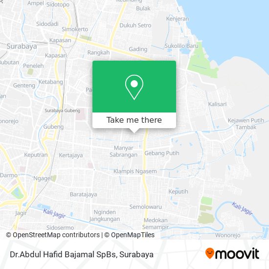 Dr.Abdul Hafid Bajamal SpBs map