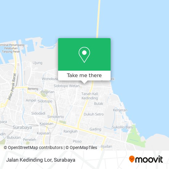 Jalan Kedinding Lor map